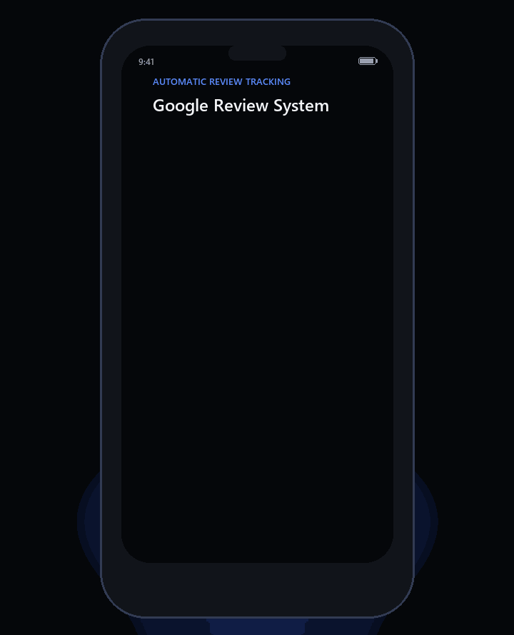 Animation showing how the Google review system works